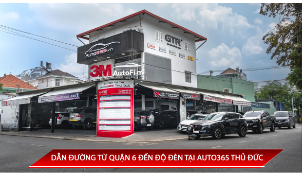 DẪN ĐƯỜNG TỪ QUẬN 6 ĐẾN ĐỘ ĐÈN TẠI AUTO365 THỦ ĐỨC